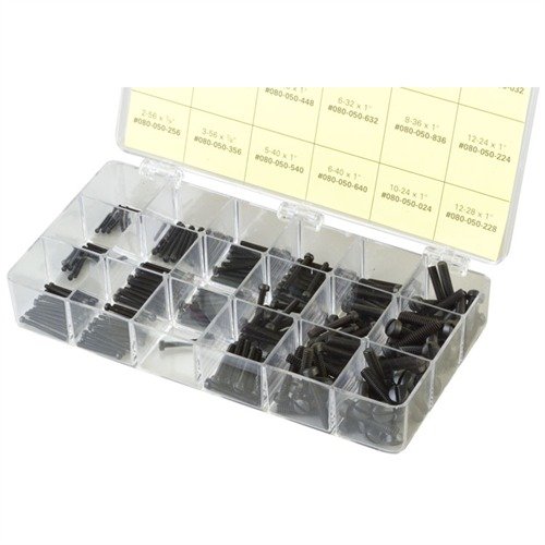 Med FILLISTER HEAD SCREW KIT får du 240 skruvar i 20 populära storlekar, perfekt för alla projekt. Skruvarna kan enkelt anpassas och skyddas mot rost.