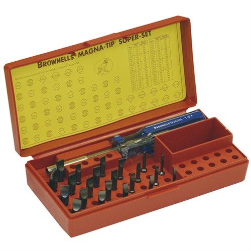MAGNA-TIP 22 Bit Starter Set erbjuder anpassningsbara bits med TRUE hollow-ground design för maximal kraftöverföring och perfekt passform för skruvar.