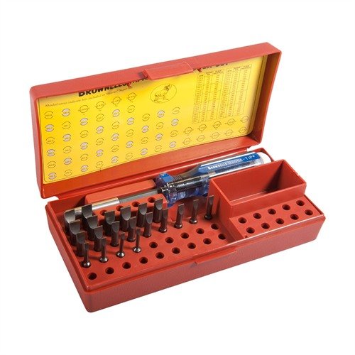 MAGNA-TIP 22 BIT STARTER SET erbjuder professionell precision med TRUE hollow-ground bits för optimal kraftöverföring och perfekt passform för skruvar.