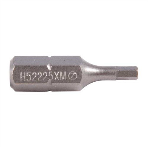 Brownells Metric Allen Head Bits erbjuder precision och hållbarhet med nio olika storlekar i härdat stål, perfekt för underhåll av europeiska och japanska vapen.