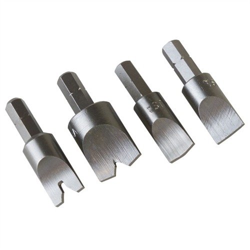MAGNA-TIP® Windage/Clamp Screw Bits ger en exakt passform, hållbar konstruktion och kompatibilitet med Brownells handtag för säker montering av sikten.