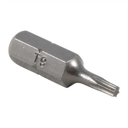 TORX® BITS från BROWNELLS är perfekta för montering av kikarsikten och andra applikationer. Setet innehåller tio 1" långa bits med ¼" skaft.