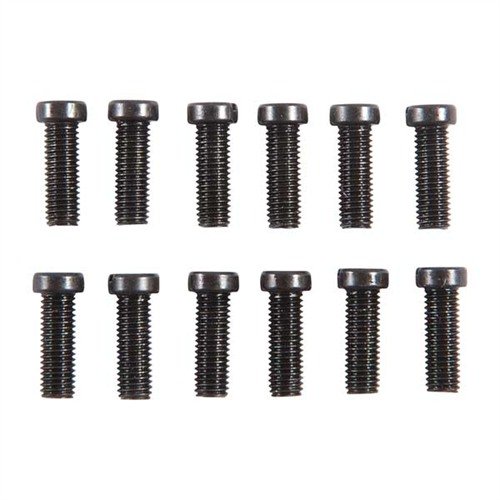 SIGHT BASE SCREW KIT innehåller 12 populära skruvar i slotted-head design, perfekta för alla scope och sight monteringsjobb, sparar tid och pengar.