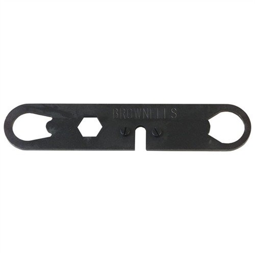 Brownells 1911 BUSHING COLT WRENCH är ett måste för varje vapensmed, med dubbeländad design för både Government-modell och Officer's ACP.