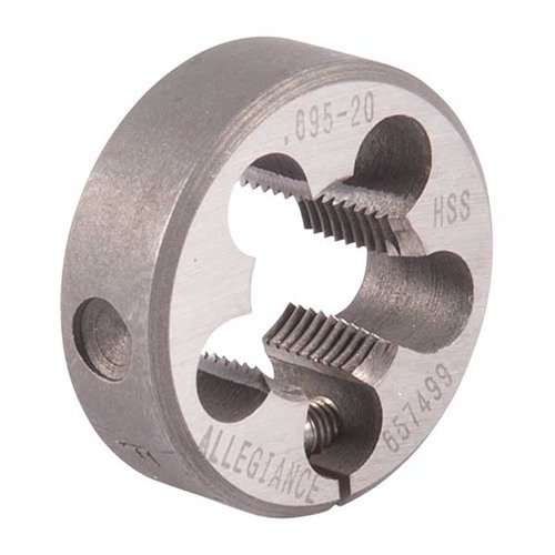 Brownells Revolver Barrel/Frame Dies i högkvalitativt stål säkerställer exakt gängning för Smith & Wesson® K Frame revolvrar, idealiska för rebarreling.