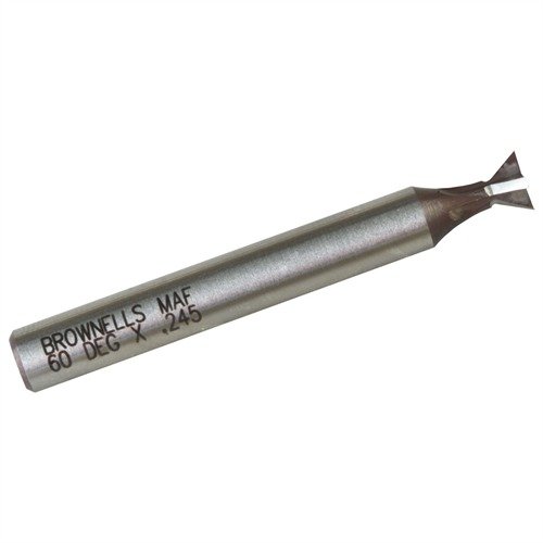 FRONT SIGHT INSERT CUTTER från Brownells gör det enkelt att snabbt och precist skära dovetails för siktsatser med en ¼