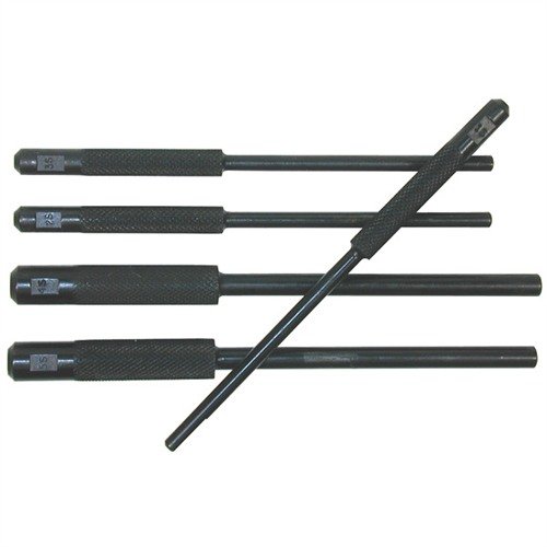Brownells Roll Pin Holders säkerställer exakt och skada-fri installation av rollpinnar, perfekta för trånga utrymmen och små, svårgreppade pinnar.