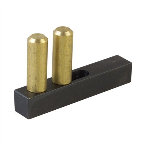 BROWNELLS justerbara extractor support passar alla .38-.45 revolvrar med justerbara mässingsstöd som underlättar arbetet utan separata verktyg.