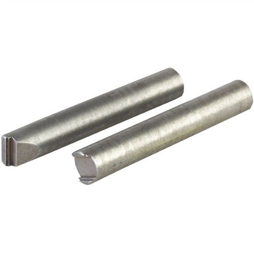 1911 RAIL SWAGING PUNCHES förhindrar skador på ramrails genom att applicera tryck direkt på rails. Inkluderar två stålstansar för exakt passform.