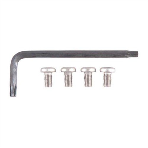 Unika 1911 TORX® huvudgreppskruvar i rostfritt stål ger en personlig touch och förhindrar repor på 1911 Auto-ramar och grepp.