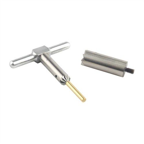 BRASS ONE CALIBER SET för .22 RF Muzzle erbjuder en 90° facing cutter och 45° chamfering cutter för perfekta mynningar och snabb omladdning.