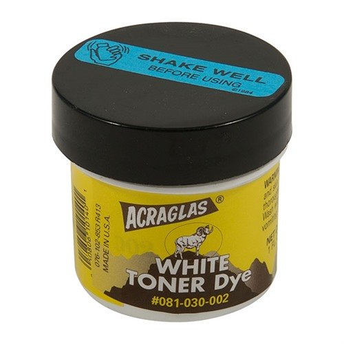 ACRAGLAS® DYES ger perfekt färgblandning med epoxy för osynliga lagningar, matchar Camo Paints och erbjuder mångsidighet för alla dina vapenprojekt.