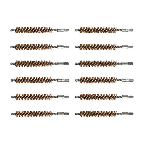 DOUBLE-TUFF™ Bore Brush med extra tjocka bristles av fosforbrons ger en kraftfull rengöring av tuffa avlagringar i handeldvapen, gevär och hagelgevär.