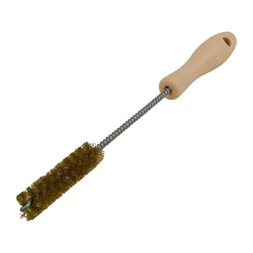 Extra kraftiga chamber brushes med mässingsborst tar bort svår smuts. Ergonomiska handtag och tillräcklig längd för att rensa barrel extension.