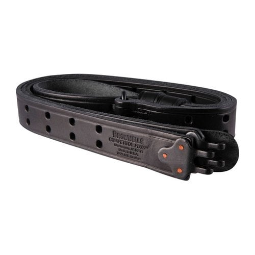 COMPETITOR PLUS™ RIFLE SLING erbjuder premium läder, extra kraftiga krokar och sydda hållare, tillverkad i USA för ökad hållbarhet och funktionalitet.