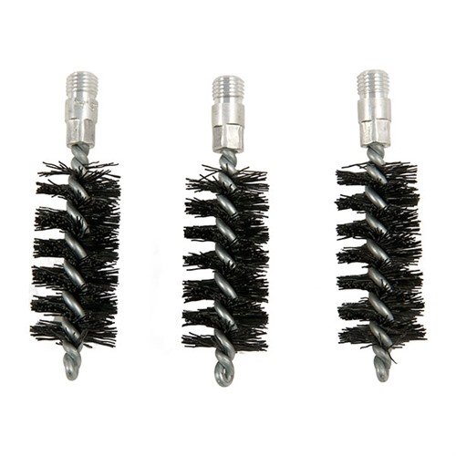 STANDARD LINE NYLON SHOTGUN BORE BRUSHES erbjuder hållbara nylonborstar med enstaka stålshankar, perfekta för effektiv rengöring utan repor. 3-pack för bättre värde.
