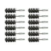 STANDARD LINE nylon handgun bore brushes i 12-pack erbjuder högkvalitativa, slitstarka borstar med enstaka stålshankar för effektiv rengöring utan repor.