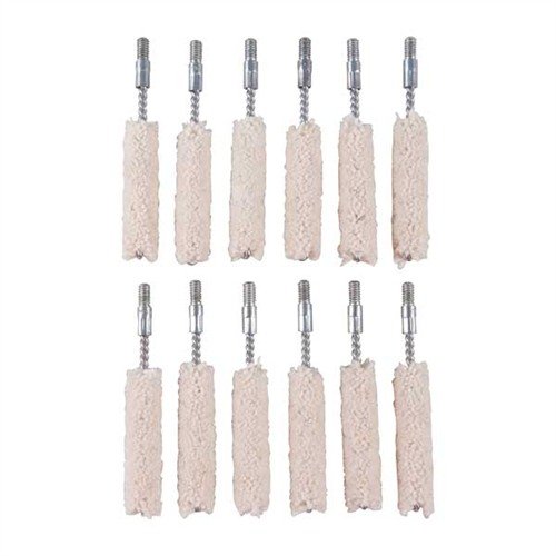 COTTON BORE MOPS sugerar effektivt rengöringsmedel och olja, medan bomullens naturliga skrubbverkan tar bort löst pulveravlagringar.