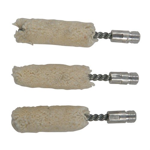 COTTON BORE MOPS från Brownells är perfekta för att effektivt rengöra och applicera smörjmedel med sin naturliga skrubbverkan och hög absorptionsförmåga.