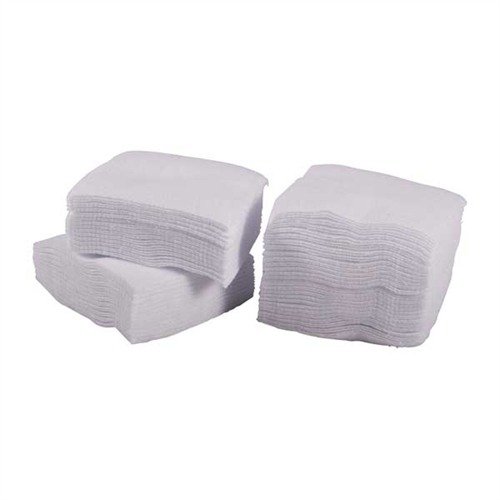 Välj din favoritstorlek av Brownells 100% bomullsfleece rengöringslappar i praktiska, återförslutningsbara påsar. Perfekt för jakt och skytte.