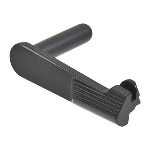 1911 FORGED SLIDE STOP är tillverkad av extra hård, forged tool steel för ökad hållbarhet, vilket ger pålitlig låsning och positiv sista skott-engagemang.