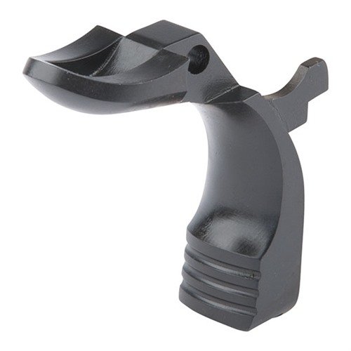 Ed Brown Machined Memory Groove Beavertail grip safety ger perfekt passform och stabilare grepp, vilket förbättrar kontrollen och säkerheten vid skjutning.