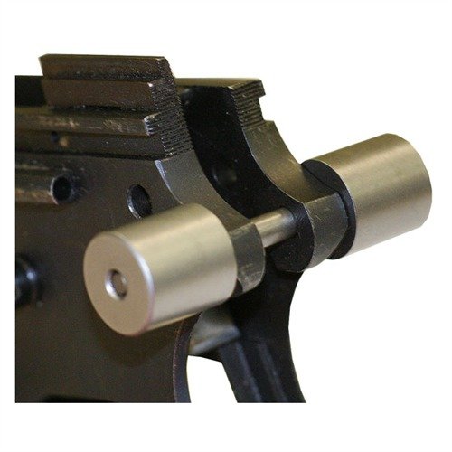 Denna jig hjälper dig att exakt forma ramöronen för Ed Browns Beavertail Safety, med instruktioner för enkel installation och precision.