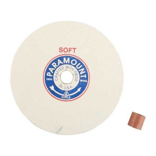 Högkvalitativa 8" mjuka filthjul från Bacon Felt Company, perfekta för professionell polering med optimal densitet för en superb finish.