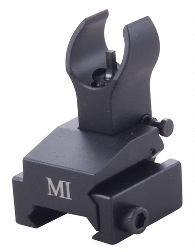 AR-15 Flip-Up Front Sight erbjuder snabb backup-sikt med en smidig mekanism, tillverkad av hållbar aluminium, perfekt för Picatinny rails.
