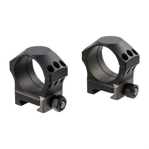 Nightforce ULTRALIGHT RINGS erbjuder perfekt passform och precision för 30mm kikarsikten, tillverkade av 7075-T6 aluminium och titan för optimal hållbarhet.