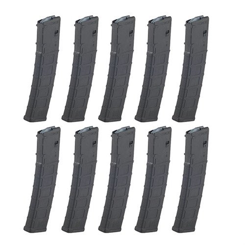 PMAG AR/M4 GEN M3 erbjuder överlägsen hållbarhet och tillförlitlighet med 30/40 skott kapacitet, anti-tilt följare och brett kompatibilitetsområde.