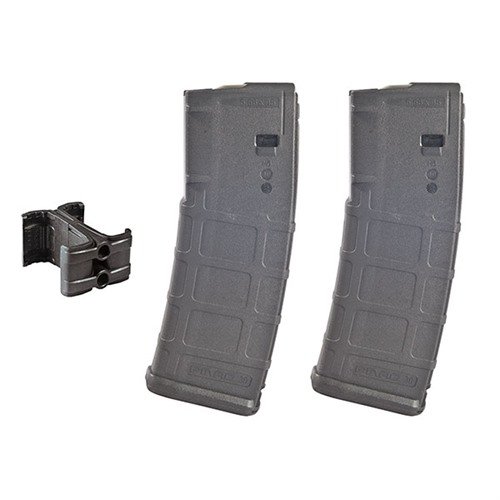 Hållbara Magpul PMAGs med Mag Link kopplingskit möjliggör snabba omladdningar och alltid redo ammunition, utan rattling tack vare polymerlänkar.