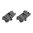 MAGPUL MBUS SIGHT SET FLIP-UP POLYMER FOR AR-15 GRAY