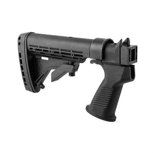 KickLite Tactical Buttstock för Saiga minskar rekyl med upp till 50% genom sin patenterade teknologi och är designad för alla skjutare, underhållsfri.