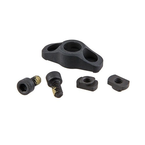 M-LOK QD Sling Mount ger en framåtriktad fästpunkt för Magpul MS4 Sling och andra QD-slingor, tillverkad av Mil-Spec anodiserad aluminium, enkel installation.