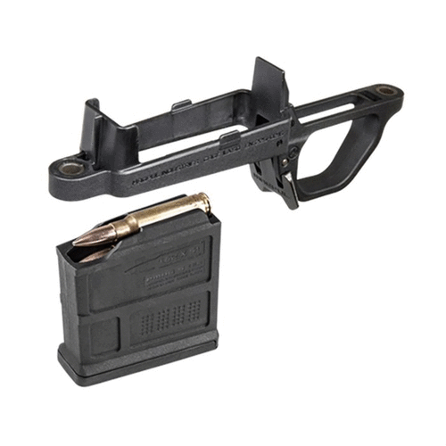 Magpul Bolt Action Magazine Well ger din Remington 700 Hunter Stock möjlighet till avtagbara magasin utan specialanpassning, inkluderar Magpul PMAG 5 AC.