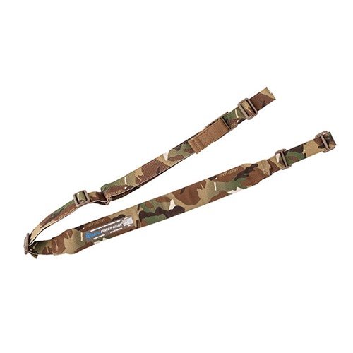 Padded Vickers Sling™ erbjuder snabb justering för bekväm transport och strid, med justerbar längd och överlägsna material för bästa prestanda.