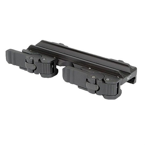 Trijicon ACOG/VCOG 2-lever QD-mount från Midwest Industries erbjuder smidig funktion, verktygsfri justering och hållbarhet i anodiserad 6061 aluminium.