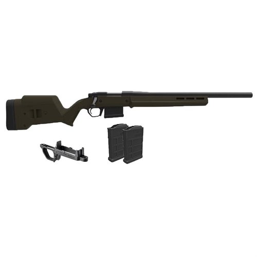 Uppgradera din Remington 700 med Magpul Hunter 700-kittet! Justerbar längd, ergonomisk design och två 10-ronders PMAG 7.62 AC-magasiner för ökad kapacitet.
