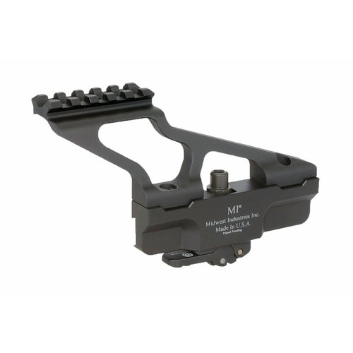 Montera optik säkert på din AK-47 med Midwest Industries AKG2 Side Mount, tillverkad av hållbar aluminium med en 1-delad design för att behålla nollan.