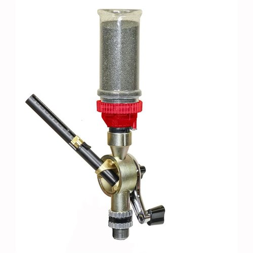 Lee Deluxe Perfect Powder Measure har en högtrycksformad kropp, precisionsmaskinerad rotor i mässing och en lättanvänd mikrometer för exakta laddningar.