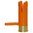 SAF-T-ROUND för 12 GA. pumpgevär ger tydlig säkerhetsindikation med sin orangea flik. Hållbar nylonpolymer och mässingshuvud. Köp nu för bättre säkerhet! 🔒🧡
