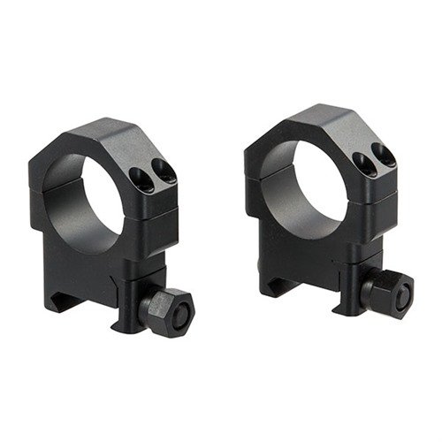 TSR-W siktringar i stål erbjuder maximal kontakt och stabilitet för din kikare, med en fyrskruvslock för enkel justering och säkerhet mot rekyl.