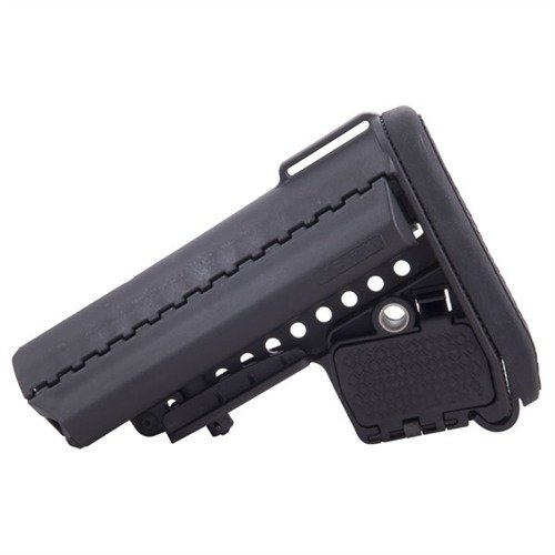 EMOD-stocken erbjuder justerbarhet och modulär förvaring för ökad komfort och kontroll, perfekt för taktiska skjutare med lång ögonavstånd.