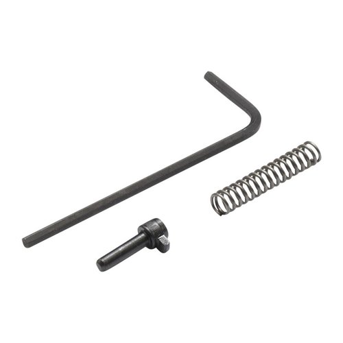 Nighthawk Customs 1911 Magazine Release Lock & Spring ger snabbare magbyten med extra längd och greppvänlig yta, perfekt för tävlingsskyttar.