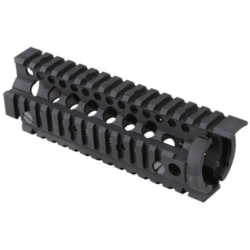 Daniel Defense Omega Rail är en lätt, mångsidig och lättinstallerad rail som maximerar tillbehörsmontage utan modifiering av vapnet.