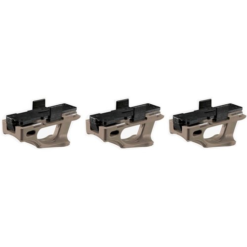 Rangerplate för AR-15/M16 ger snabbare magasinbyten med ett finger, skyddar mot stötar och passar 20- och 30-runds USGI-magasin. 3-pack.