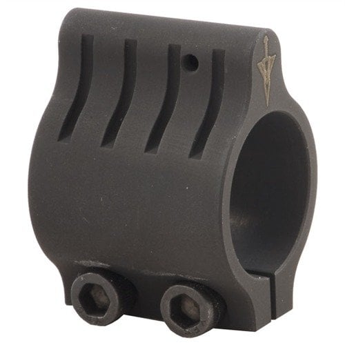 VLTOR AR-15 GAS BLOCK LOW PROFILE i stål ger en strömlinjeformad design som minskar vikten och risken för fastkörning i vegetation, passar under free-float handguards.