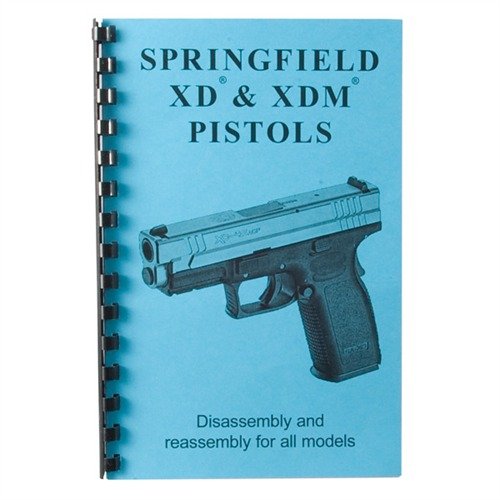 Denna handbok för SPRINGFIELD XD & XDM erbjuder detaljerade instruktioner för fältstripning, demontering och montering, med tydliga bilder och scheman.