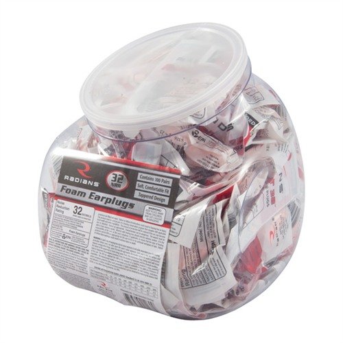 Ekonomiska och engångs skumöronproppar med NRR 32 ger effektiv hörselskydd, passar alla öronkanaler och minskar ljud från skott och tung maskin.